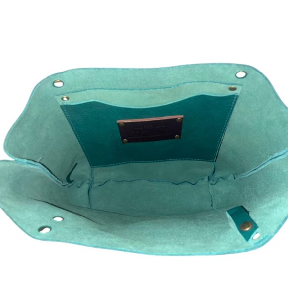 Portland Leather Goods Medium Classic Tote- Sea Glass - Picture 4 of 4